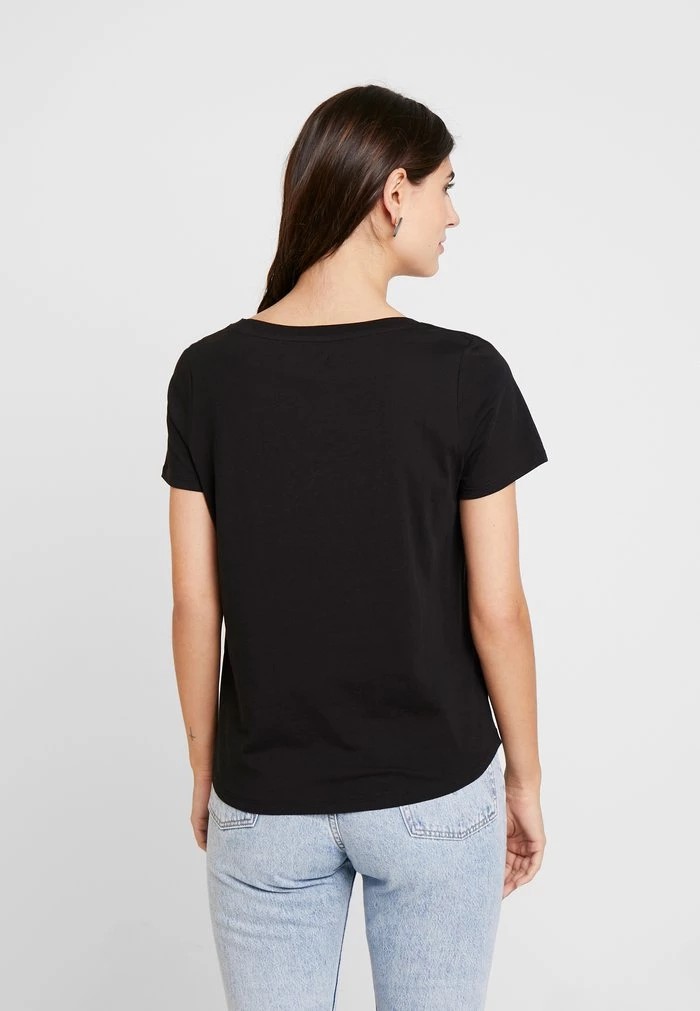 T-Shirt ANNA FIELD Anna Field Basic T-shirt Noir Femme | KUG-5744565